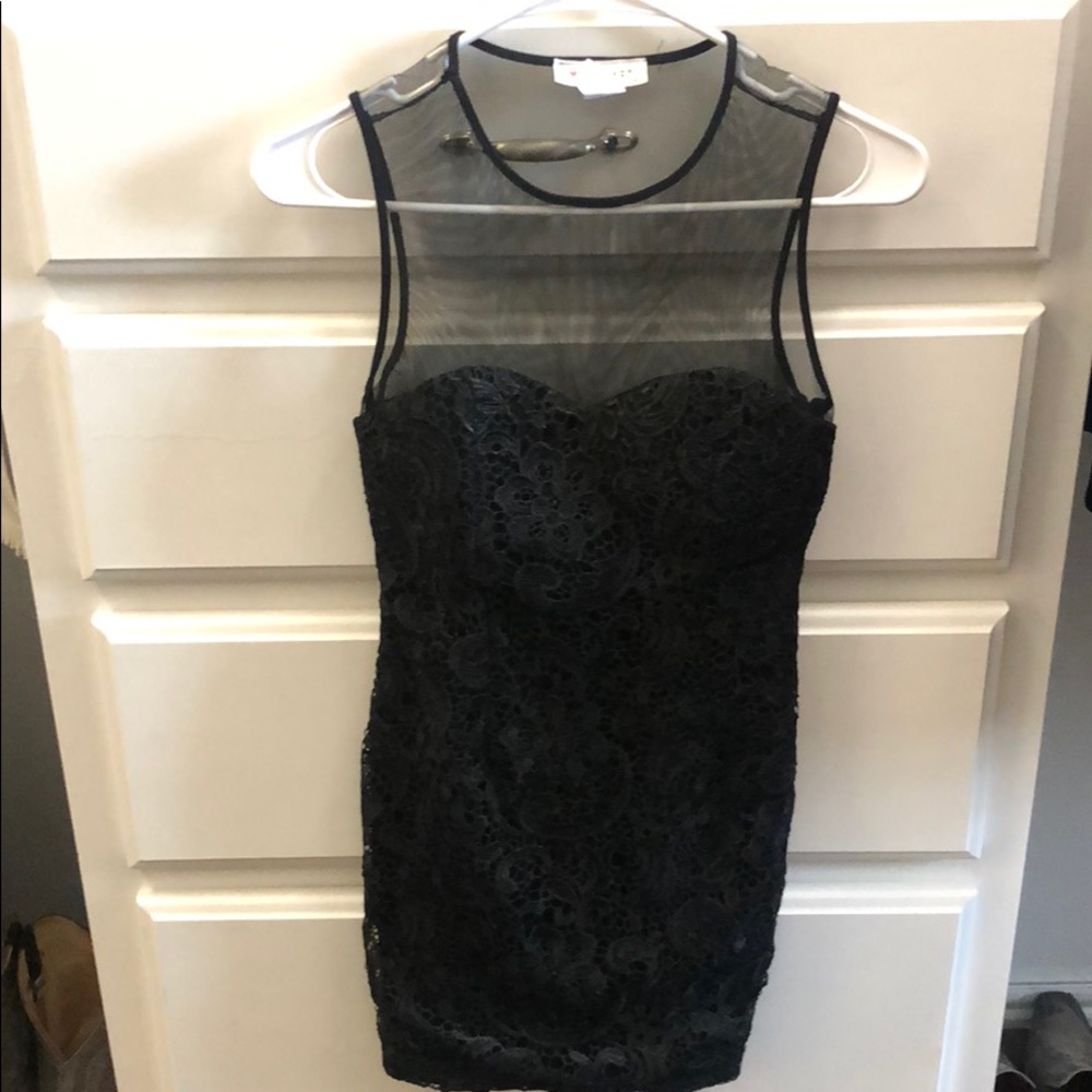Sexy black dress